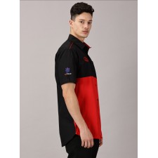 POLOKOŠILE (TRIČKO S LÍMEČKEM) ČERNO-ČERVENÉ - JAWA - (UNISEX)